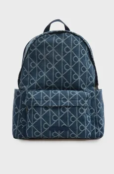 Мужской голубой джинсовый рюкзак EMBLEM AOP Голубой ONESIZE Calvin Klein LV04D3429G