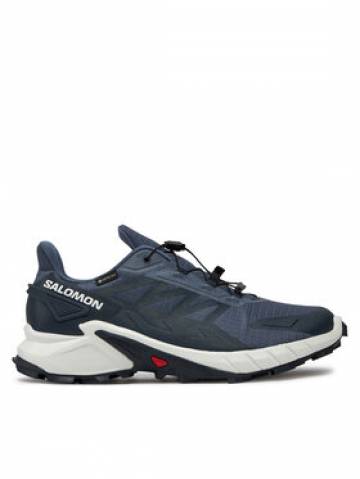 Salomon Взуття для бігу Supercross 4 Gore-Tex L47462300 Cиній Salomon Взуття для бігу Supercross 4 Gore-Tex L47462300 Cиній