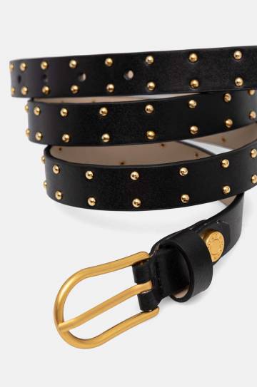 Кожаный ремень Gianni Chiarini женский цвет чёрный CN 3703 PRCKRIV NERO 6 Кожаный ремень Gianni Chiarini женский цвет чёрный CN 3703 PRCKRIV NERO 6