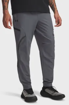 Мужские серые спортивные брюки UA Unstoppable Cargo Pant Серый XXL Under Armour 1390256-025