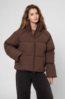 Женский темно-коричневый пуховик Коричневый XL PRPY PWOUTSKF0048