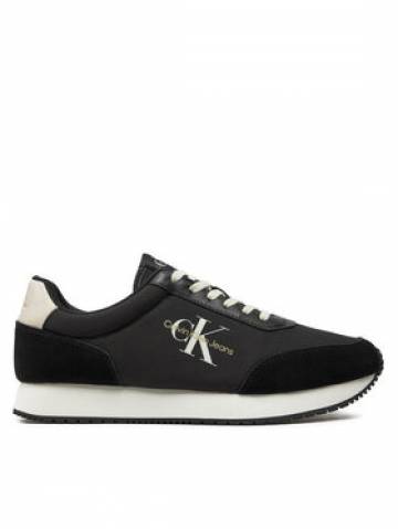 Calvin Klein Jeans Снікерcи Retro Runner Low Mix Mtl YM0YM01032 Чорний Calvin Klein Jeans Снікерcи Retro Runner Low Mix Mtl YM0YM01032 Чорний