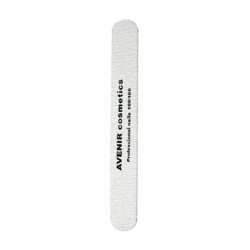 Пилочка для ногтей профессиональная Avenir Cosmetics 100/100 грит №001 (прямая) Пилочка для ногтей профессиональная Avenir Cosmetics 100/100 грит №001 (прямая)