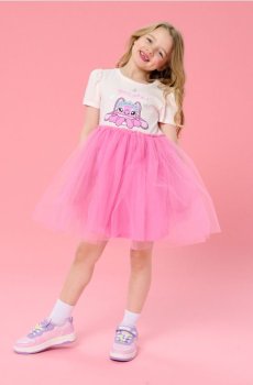 Сукня зі спідницею з тюлю Lilo & Stitch - різнобарвний