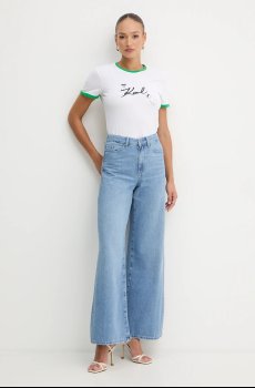 Хлопковая футболка Karl Lagerfeld IKON