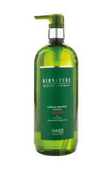 Шампунь Emmebi Italia BioNature Mineral Treatment Treated Hair Shampoo для поврежденных волос, 1 л