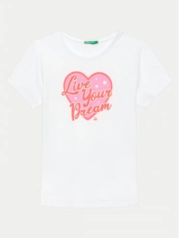 United Colors Of Benetton Футболка 3096C10J3 Білий Regular Fit United Colors Of Benetton Футболка 3096C10J3 Білий Regular Fit