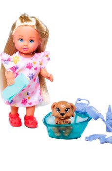 Лялька Steffi & Evi Love Еві Купання песика (5733738)