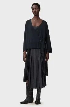 Женское темно-серое платье 2в1 LUCILLE Серый XS AllSaints W215DE