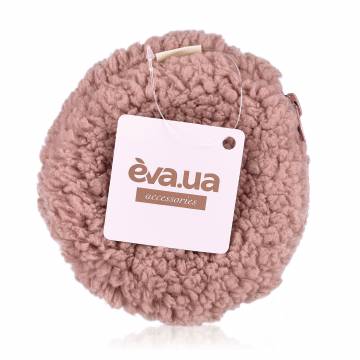Косметичка EVA.UA Тучка, пудра, круг, 12*2 см (AN05)