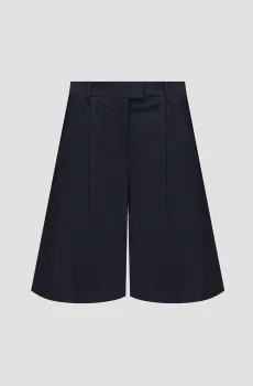 Женские темно-синие шорты Синий 34 BOSS 50486782;404