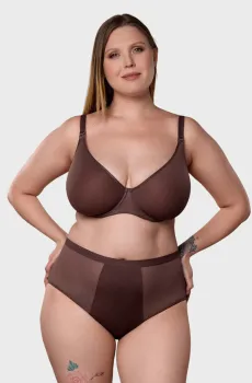 Женские коричневые менструальные трусики Коричневый M brabrabra SLZ25702201