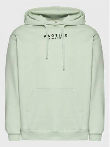 Kaotiko Світшот Unisex Vancouver AL006-05-G002 Зелений Relaxed Fit Kaotiko Світшот Unisex Vancouver AL006-05-G002 Зелений Relaxed Fit