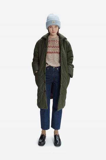 Куртка A.P.C. Manteau Sarah женская цвет зелёный переходная COEZV.F01502-MILITARYKH Куртка A.P.C. Manteau Sarah женская цвет зелёный переходная COEZV.F01502-MILITARYKH