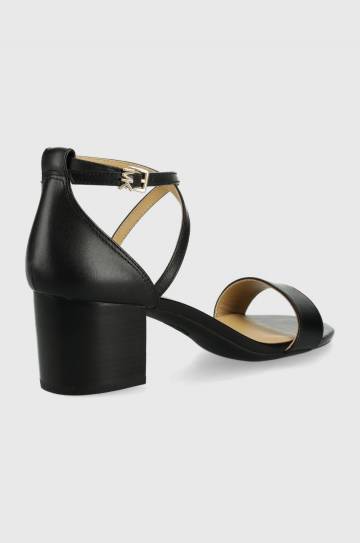Кожаные сандалии MICHAEL Michael Kors Serena Flex Sandal цвет чёрный Кожаные сандалии MICHAEL Michael Kors Serena Flex Sandal цвет чёрный