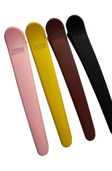 Парикмахерский зажим для волос Zauber-manicure пластиковый, разноцветный, 4 шт (06-098-4)