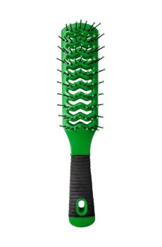 Расческа для волос Beauty Line продувная, зеленая, 1 шт (412232-Зел)