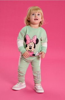 Трикотажний костюм Minnie Mouse - ментолово-зелений