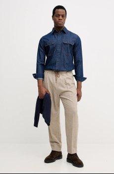 Джинсовая рубашка Sisley