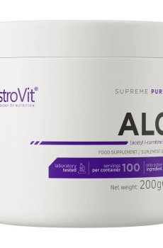 Аминокислота OstroVit Supreme Pure Acetylo L-Karnityna Ацетил L-карнитин, в порошке, 200 г