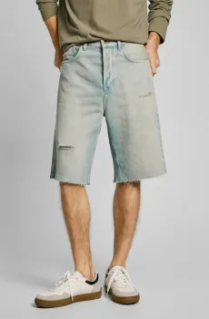 Мужские голубые джинсовые шорты BERMUDA SHORT TINT Голубой 31 Pepe Jeans PM801171