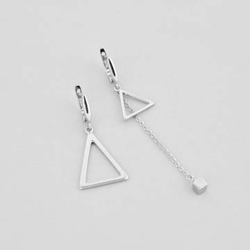Серебряные серьги Minimal 520264 Серебряные серьги Minimal 520264