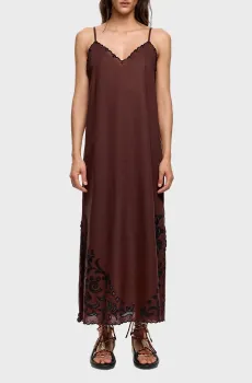 Женский коричневый сарафан Коричневый S Bimba Y Lola 251BR9031.10602