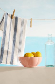 Керамічна миска - рожевий