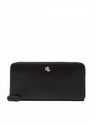 Lauren Ralph Lauren Великий жіночий гаманець Zip Cont Wlt 432876730003 Чорний Lauren Ralph Lauren Великий жіночий гаманець Zip Cont Wlt 432876730003 Чорний
