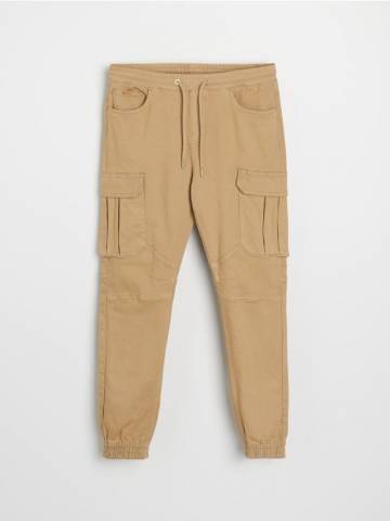Джинси jogger cargo - бурштиновий Джинси jogger cargo - бурштиновий