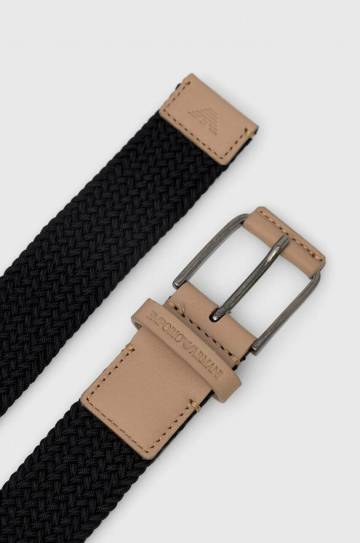 Ремень Emporio Armani мужской цвет чёрный Ремень Emporio Armani мужской цвет чёрный