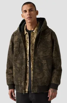 Мужская джинсовая камуфляжная куртка Разноцветный M Levi’s® A3222;0020