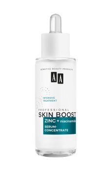 Успокаивающая сыворотка-концентрат для лица AA Professional Skin Boost Zinc + Niacinamide Soothing Serum-Concentrate, 30 мл