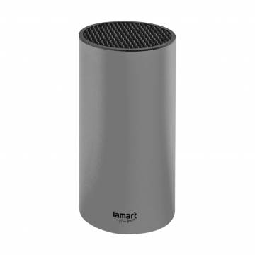 Подставка для ножей Lamart Noir пластиковая, серая (LT2083)