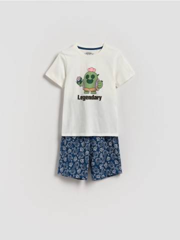 Reserved - Піжама Brawl Stars - кремовий - 766EX-01X Reserved - Піжама Brawl Stars - кремовий - 766EX-01X