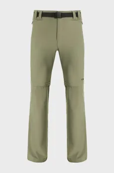 Мужские оливковые спортивные брюки ZIP OFF Оливковый 54 CMP 3T51647-E663