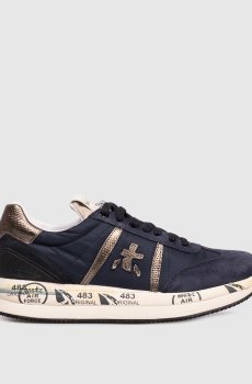 Синие комбинированные кроссовки CONNY