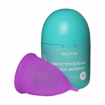 Менструальная чаша Brunka з боксом для зберігання, розмір M Менструальная чаша Brunka з боксом для зберігання, розмір M