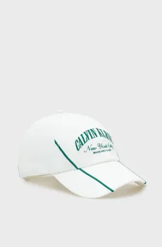 Женская белая кепка APPAREL Белый ONESIZE Calvin Klein LV04F5063G