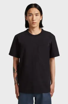 Мужская черная футболка regular Черный S G-Star RAW D27479,E196