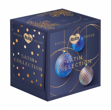 Салфетки косметические RUTA Satin Collection, 2-слойные, белые, 80 шт Салфетки косметические RUTA Satin Collection, 2-слойные, белые, 80 шт