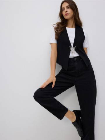 Reserved - Джинси mom fit - чорний - 553GE-99J Reserved - Джинси mom fit - чорний - 553GE-99J