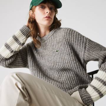 Lacoste светр жіночий з круглим вирізом Lacoste светр жіночий з круглим вирізом
