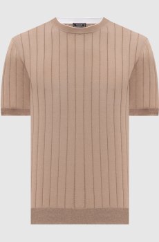 Коричневая футболка