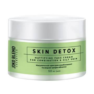 Матирующий крем для лица Joko Blend Skin Detox Mattifying Face Cream для комбинированной и жирной кожи, 50 мл Матирующий крем для лица Joko Blend Skin Detox Mattifying Face Cream для комбинированной и жирной кожи, 50 мл