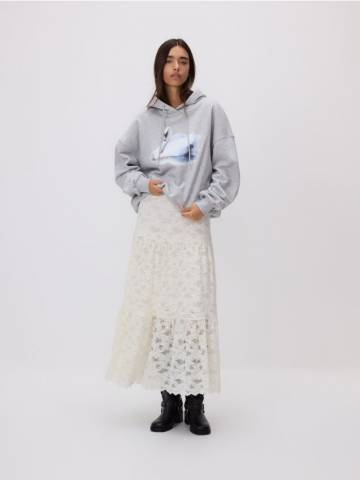 Reserved - Худі - світло-сірий - VP683-09M