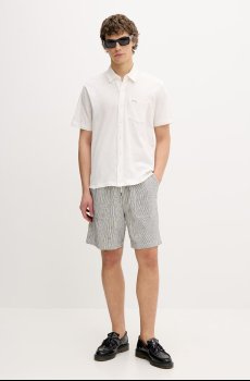 Guess Jeans шорты для мужчин с примесью льна