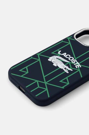 Чехол на телефон Lacoste iPhone 15 / 14 / 13 6.1 цвет синий LCHMP15SSBIV Чехол на телефон Lacoste iPhone 15 / 14 / 13 6.1 цвет синий LCHMP15SSBIV