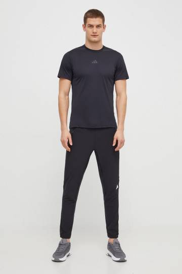 Штаны для тренировок adidas Performance D4T цвет чёрный однотонные Штаны для тренировок adidas Performance D4T цвет чёрный однотонные