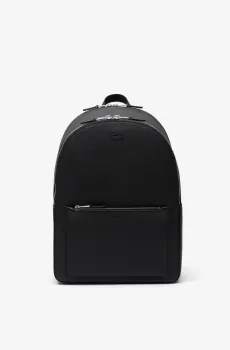 Мужской черный кожаный рюкзак Chantaco Черный ONESIZE Lacoste NH3269CE000